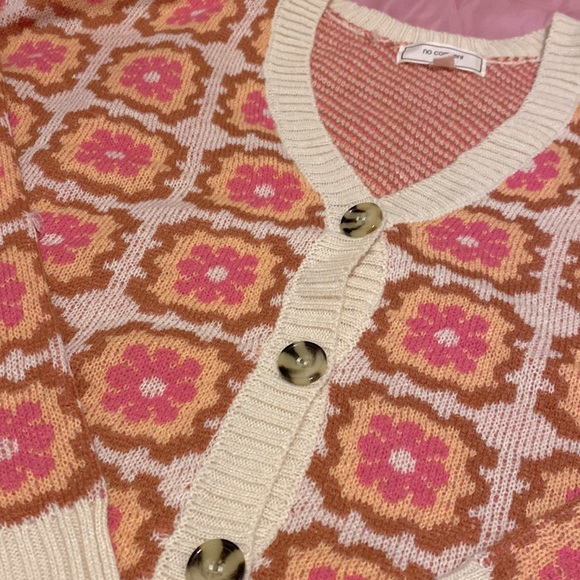 Boho Y2K Knitted Cardigan - Picture 2 of 4